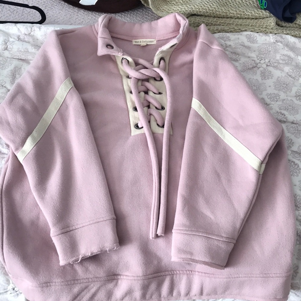 Pretty in pink sweatshirt